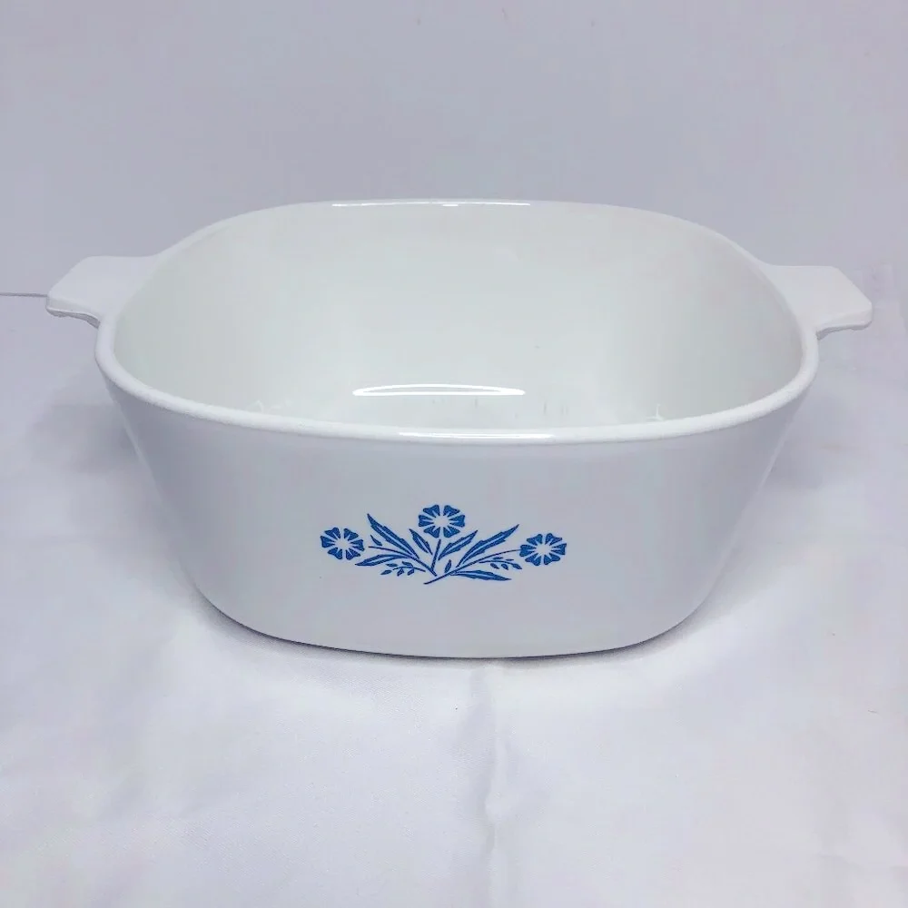 Vintage Corning Ware Blue Cornflower P-2 1/2-B Quart Casserole 2.5 qt Farmhouse